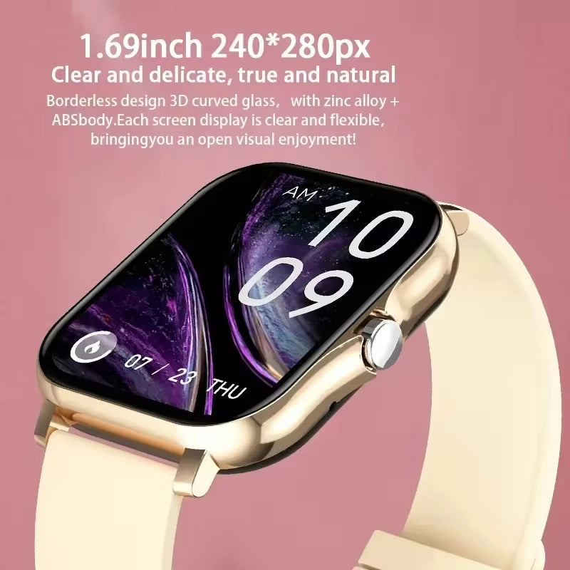 New Electronic Multifunctional Step Counter Iphone Waterproof Sleep Heart Rate Monitor Tracker IOS Fitness Sports Smart Watch