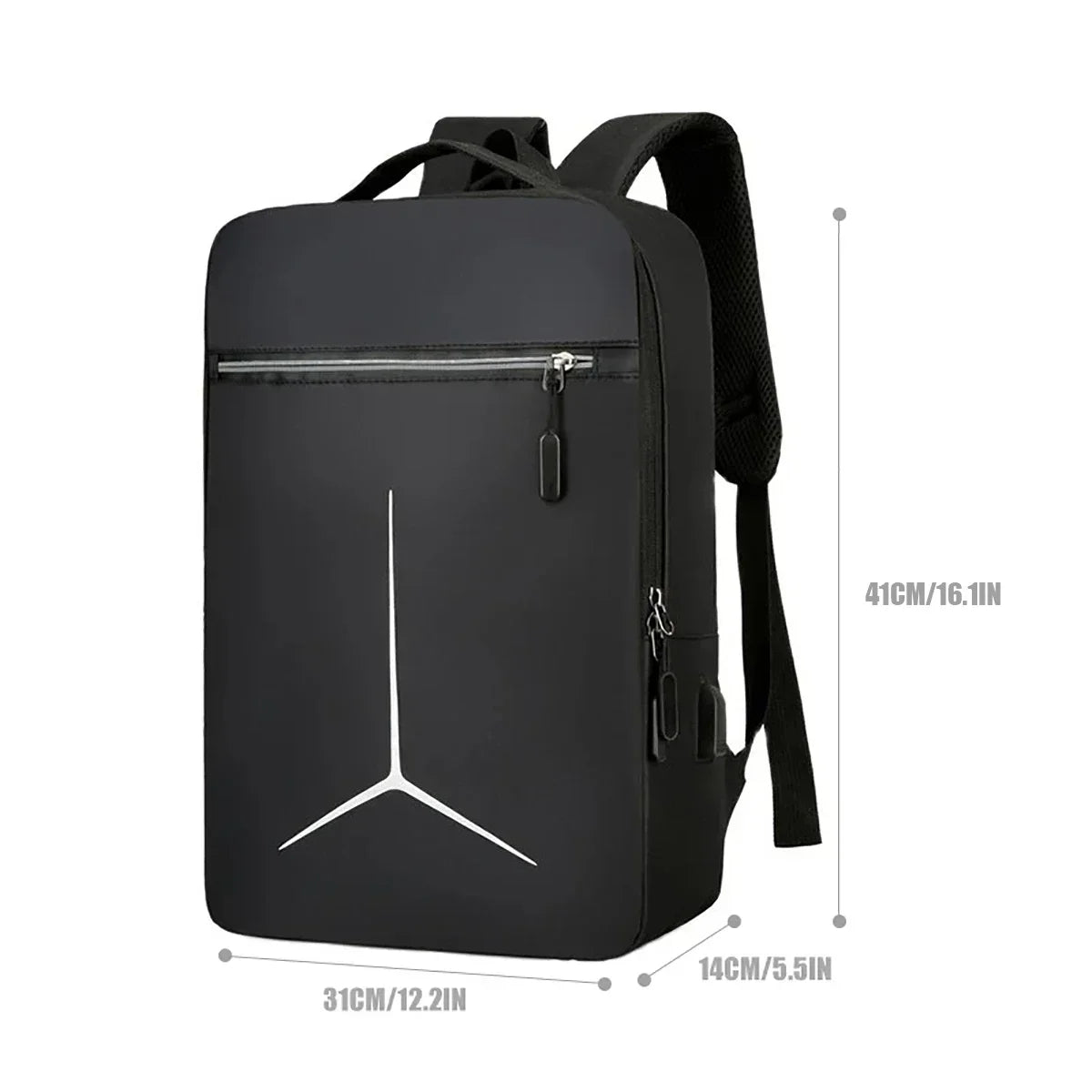 Smart Travel Laptop Backpack – Anti-Theft, Waterproof, USB Charging, Men’s Hard Shell Bag