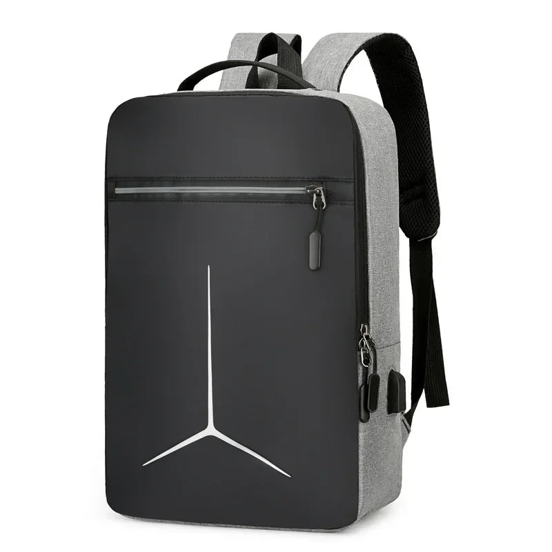 Smart Travel Laptop Backpack – Anti-Theft, Waterproof, USB Charging, Men’s Hard Shell Bag
