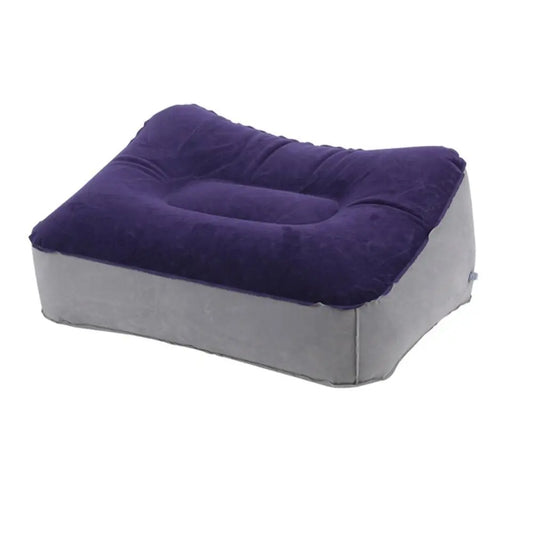 Soft Inflatable Footrest Cushion for Travel, Office & Home Relaxation