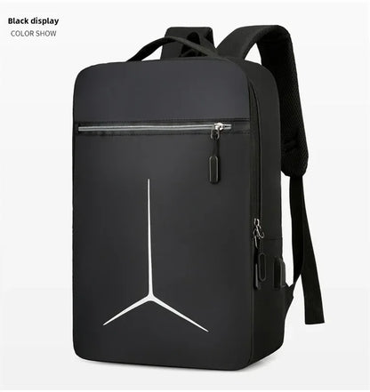 Smart Travel Laptop Backpack – Anti-Theft, Waterproof, USB Charging, Men’s Hard Shell Bag