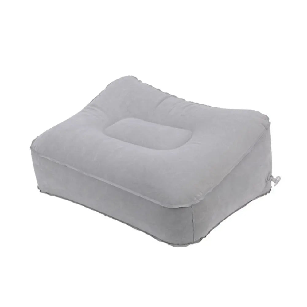 Soft Inflatable Footrest Cushion for Travel, Office & Home Relaxation